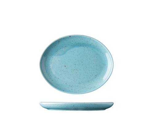 Ovaal bord, 20 cm, Lifestyle Arctic Blue - Lilien