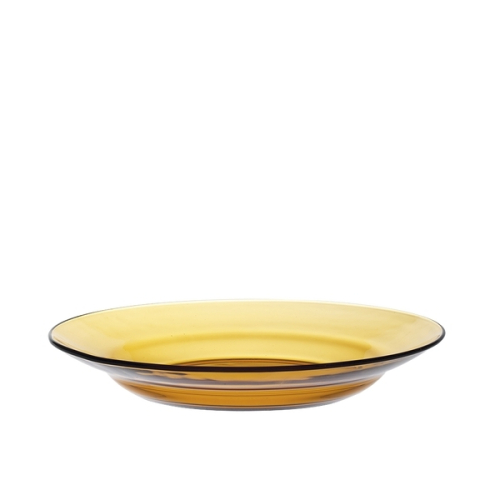 Diepe glasplaat 23 cm, Licht amber - Duralex