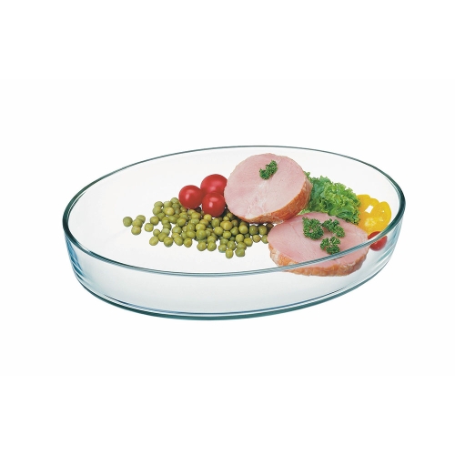 Ovale glazen ovenschaal, 40 x 27 cm - Simax