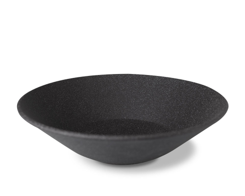 Diep bord Raw no 9, 27 cm, Zwart - Benedikt