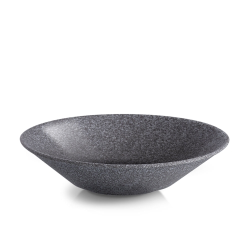 Dieptebord Hazy nr. 4, Halfgeglazuurd, 27 cm, Donkergrijs - Benedikt