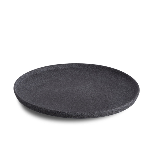Bord Raw nr 4, 23 cm, Donkergrijs - Benedikt