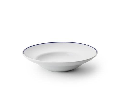 Diepteplaat Basic Blauw Lijn, 26 cm - Benedikt