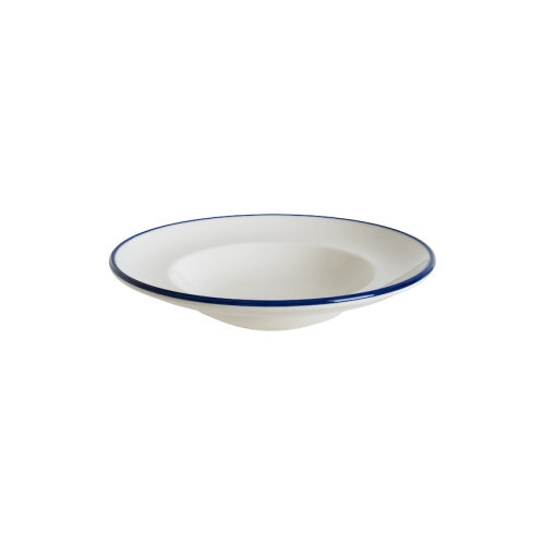 Diep bord 24 cm, Gourmet Linea Blauw - Bonna