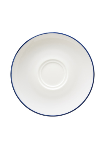 Koffieschaal 16 cm, Gourmet Linea Blauw - Bonna