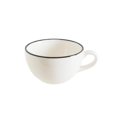 Koffiekopje 23 cl, Rita Linea Zwart - Bonna