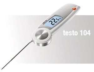 Thermometer Testo 104, opvouwbaar
