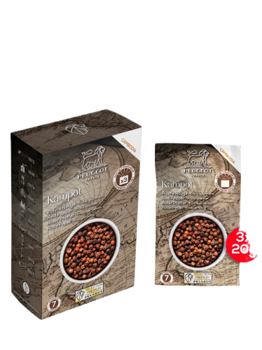 Peper, Rode Kampot, 60 g, Cambodja - Peugeot