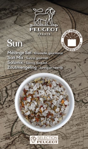 Zoutmix voor Molen, Sun, 135g - Peugeot