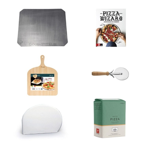 Startpakket voor pizza, Gourmet staal met toebehoren