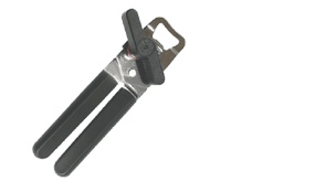 Blikopener met pootjes