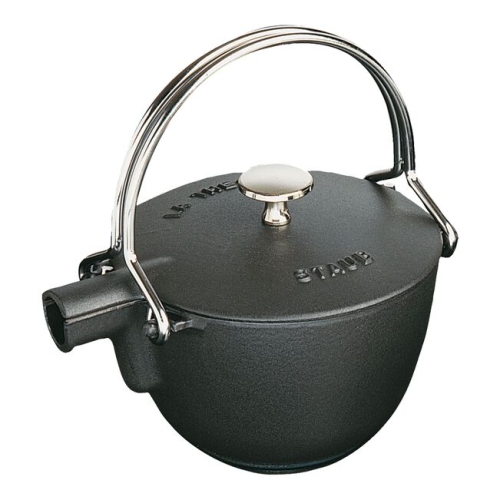 Theepot van Gietijzer, 1,15 liter, Zwart - Staub