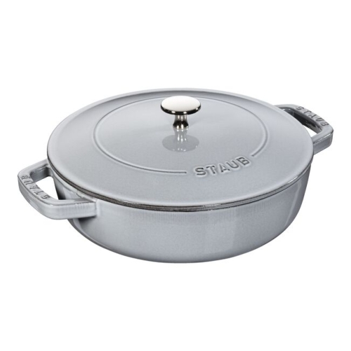 Hapjespan, Chistera, Grijs - Staub - 24 cm