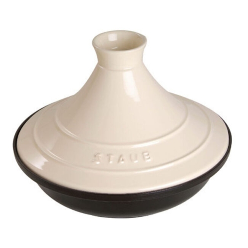 Tajine van Gietijzer, 20cm, Zwart/Crème - Staub