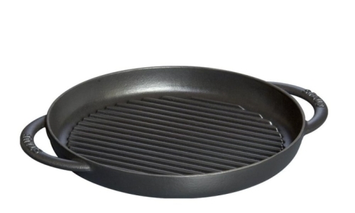 Gietijzeren Grillpan rond - Staub