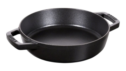 Sauteerpan met twee handvatten, zwart - Staub