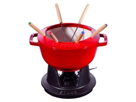 Fonduepan rood, 20 cm - Staub