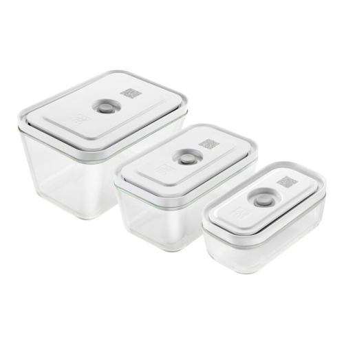 Vacuümbak van Borosilicaatglas, Fresh & Save, 3-pack - Zwilling