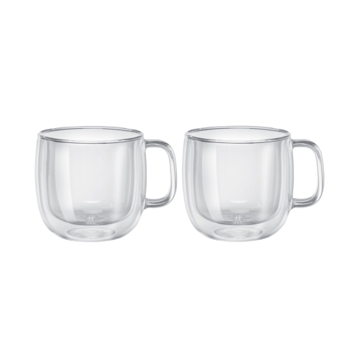 Cappuccino Cup/theekop in dubbele muur glas, 2-pack, sorrento - Zwilling