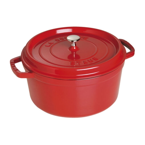Geëmailleerde Gietijzeren Pan, Rood - Staub