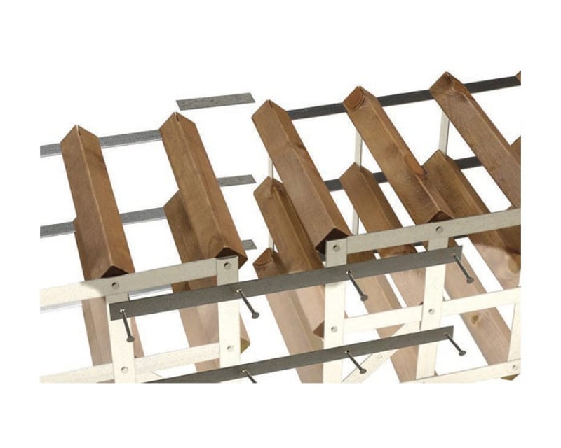 Verbindingsset voor aanbouw wijnrekken - Traditional Wine Racks Co