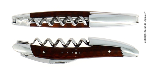 Slangenhouten sommeliermes, gepolijst, Tradition - Forge de Laguiole