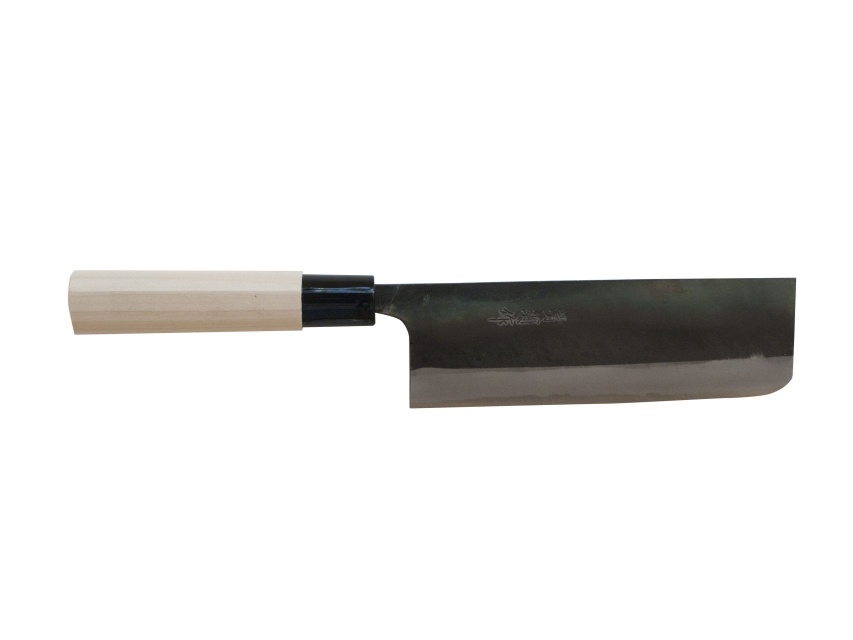 Nakiri-mes in koolstofstaal, 17 cm - Sakamoto