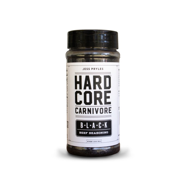 Hardcore Carnivore Zwart, rub voor beef/roast/BBQ, 369 g - Jess Pryles