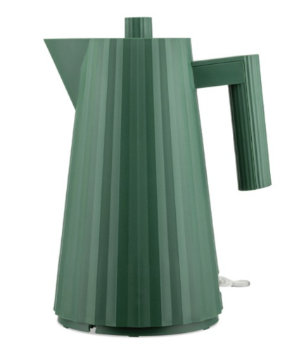 Kettle, Plissé, Green - 1,7 liter - Alessi