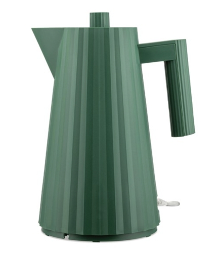 Waterkoker, Plissé, groen - Alessi - 1.7 liter