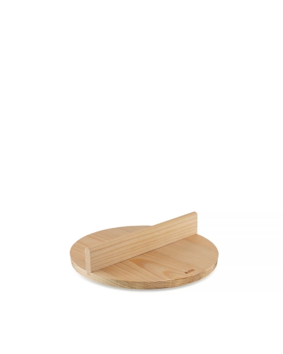 Otoshibuta, Japanse houten druppeldeksel 23cm, Convivio - Alessi