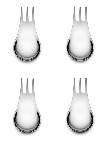 Moscardino, bestek voor snacks, tapas en aperitief, 4 stuks - Alessi