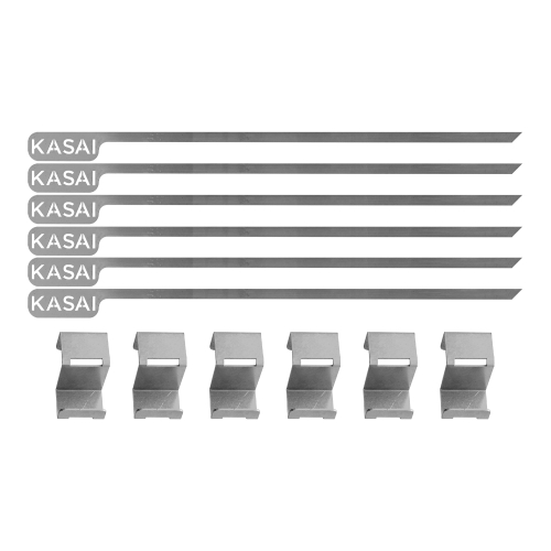EPTO Barbecue spiesen met beugels, 6 stuks - Kasai