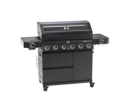 Videro PRO G6-S Vario+ gasbarbecue, 27500 W - Rösle