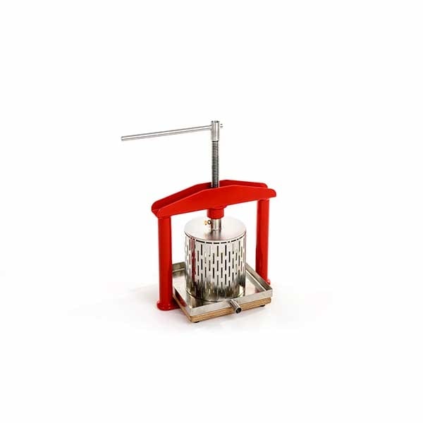 Handmatige Fruitpers, RVS, 3 L - Apple press