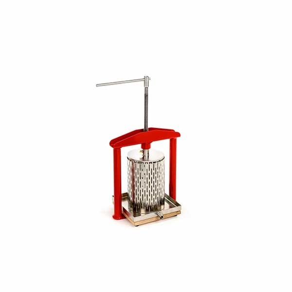 Handmatige Fruitpers, RVS, 5 L - Apple press