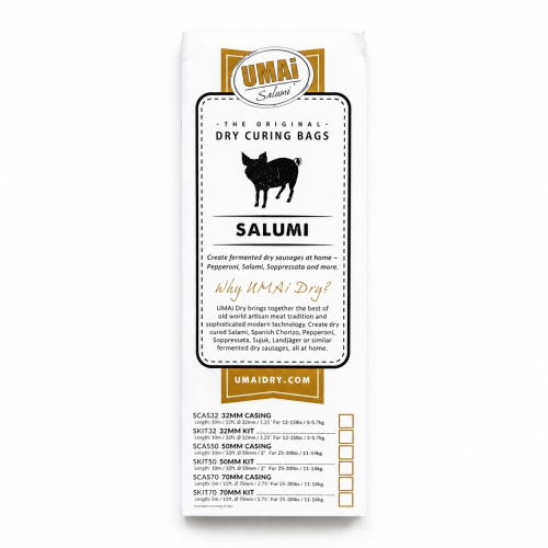 Dry Sausage-kit, Charcuterie-darmen, 70 mm - Umai