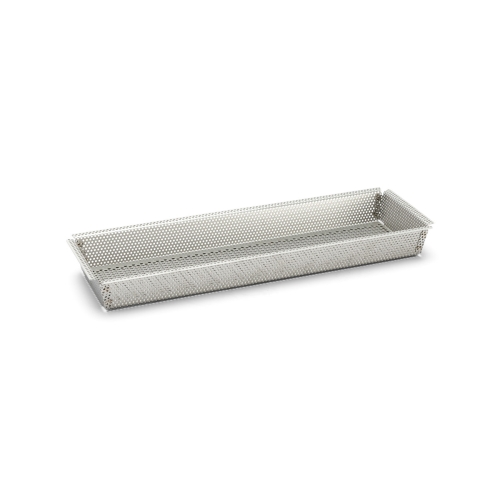 Geperforeerde langwerpige bakvorm, 35 x 10,5 cm - de Buyer