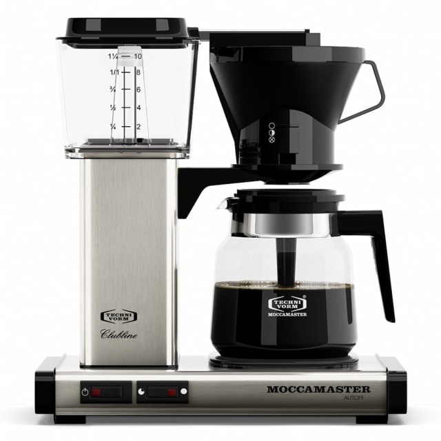 Koffiezetapparaat, Handmatig, Geborsteld Staal - Moccamaster