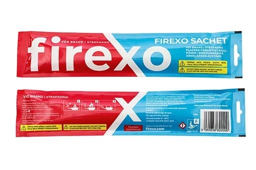 Sachet, Brandblusserzak - Firexo