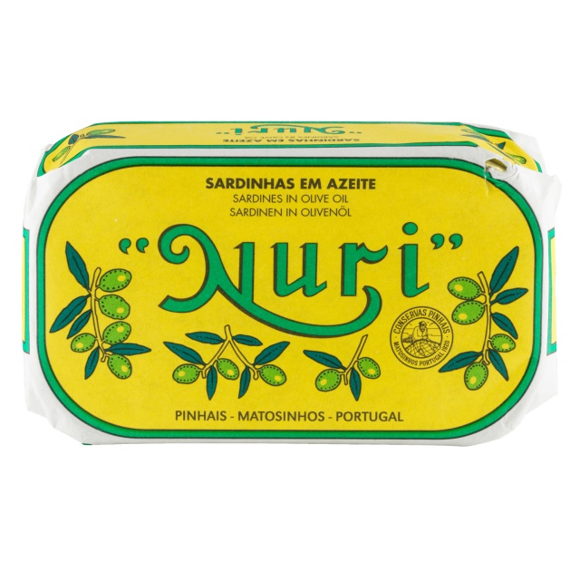 Sardines in olijfolie, 125g - Nuri