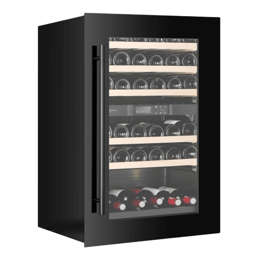 Wijnkoelkast Kitchen Built-in 90, Dubbele zone, Zwart - Vigneron
