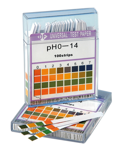 pH-indicatorstaafjes 0-14, 100 st.