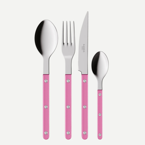 Bestekset, 4 stuks,-Bistrot Pearly, Pink - Sabre Paris