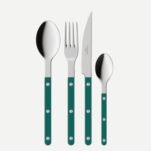 Bestekset, 4 stuks,-Bistrot, Aquamarine - Sabre Paris