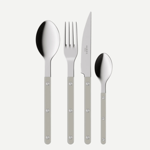 Bestekset, 4 stuks,-Bistrot, Grey - Sabre Paris