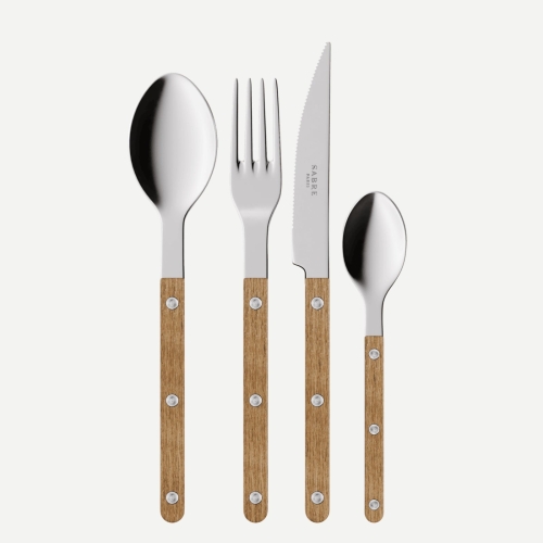 Bestekset, 24-delig, Bistrot Teak - Sabre Paris