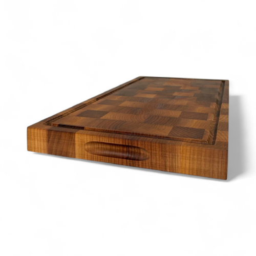 Eindplank van notenhout, 54x30x4 cm - AT-Line