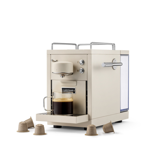Capsule machine, De originele espresso capsule machine, Beige - Sjöstrand