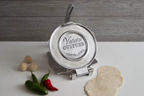 Grote tortillapers van aluminium - Verve Culture